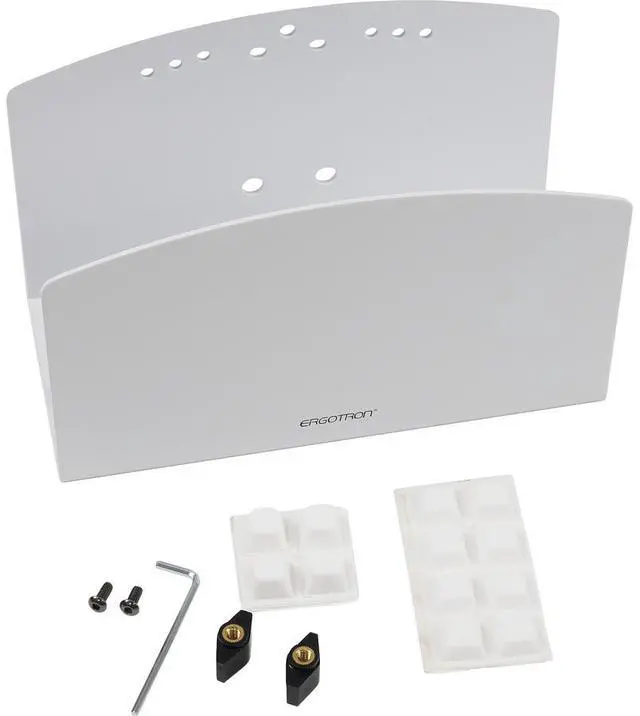 Alt view image 3 of 6 - Ergotron 80-063-216 Ergotron CPU Mount for CPU, Power Supply - 50.04 lb Load Capacity - Steel - White