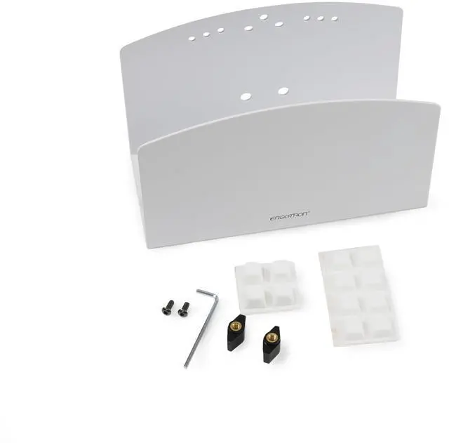 Alt view image 6 of 6 - Ergotron 80-063-216 Ergotron CPU Mount for CPU, Power Supply - 50.04 lb Load Capacity - Steel - White