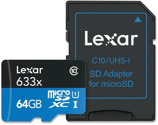 Alt view image 2 of 8 - microSDXC Memory Card UHS-I U1 Class 10 64 GB LSDMI64GBBNL633