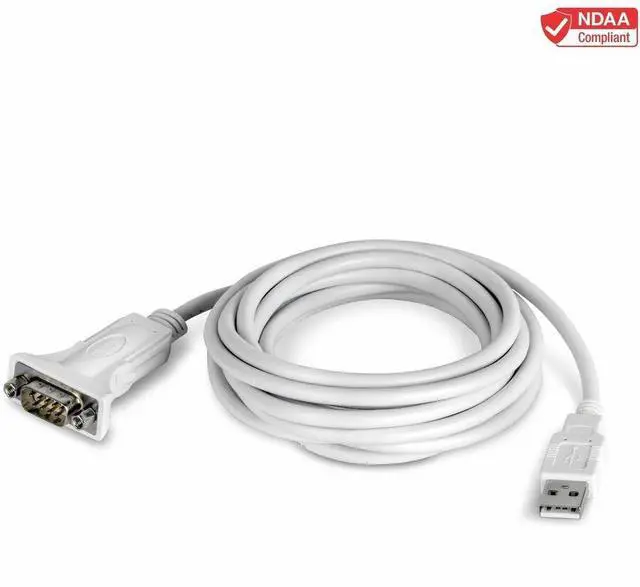 Alt view image 9 of 15 - TRENDnet USB to Serial 9-Pin Converter Cable, TU-S910, USB to RS232 Serial Adapter, Supports Windows & Mac, USB 1.1, USB 2.0, USB 3.0, 3m (10 ft.) Cable Length, Plug & Play, White
