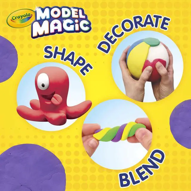Alt view image 4 of 8 - Model Magic Modeling Compound Purple 8 oz 574440