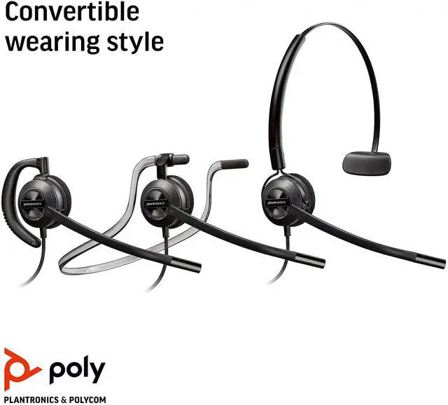 Alt view image 9 of 9 - Poly EncorePro 545 USB-A Convertible Headset 783R4AA