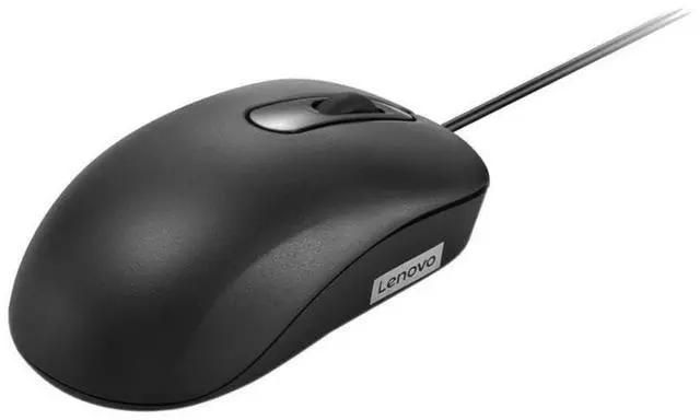 Alt view image 18 of 19 - Lenovo Basic Ambidextreous Optical 3 Buttons Wired USB Mouse Black 4Y51C68693