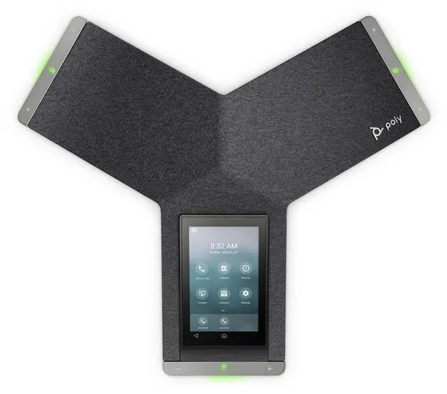 Alt view image 2 of 7 - Poly Trio C60 IP Conference Station Corded/Cordless Wi-Fi Bluetooth 830A1AA