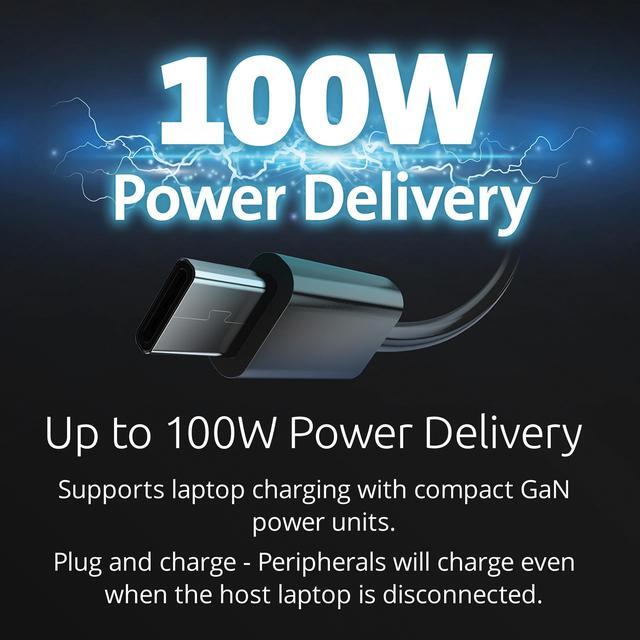 Alt view image 16 of 16 - Kensington SD4842P EQ USB-C 10Gbps Triple Video Driverless Docking Station