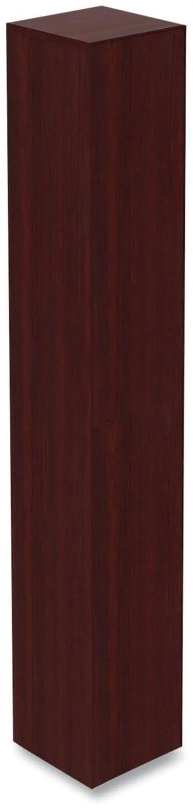 Alt view image 4 of 4 - Alera Valencia Series Narrow Profile Bookcase Six-Shelf 11.81w x 11.81d x 71.73h Mahogany ALEVA67212MY