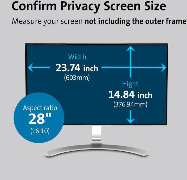 Alt view image 19 of 20 - FP280W10 PRIVACY SCREEN 27IN