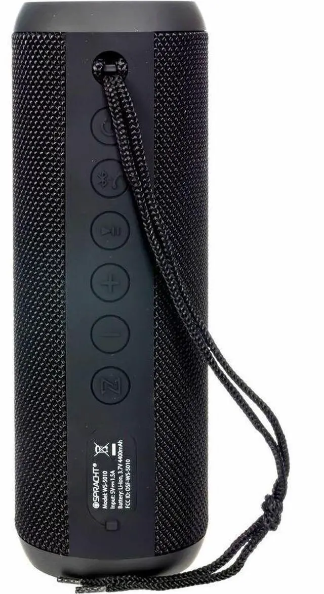 Alt view image 2 of 9 - Spracht Blunote Turbo Portable Bluetooth Speaker System 20 W RMS Matte Black
