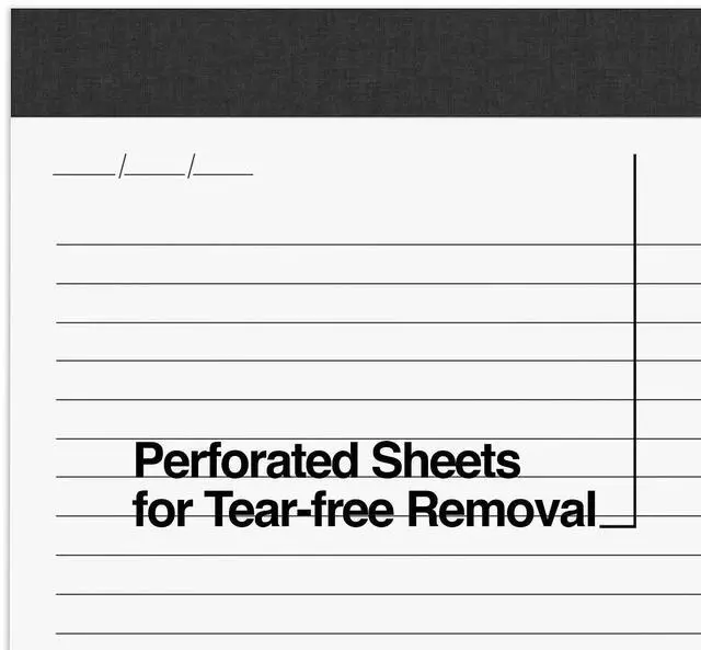 Alt view image 7 of 9 - TRU RED Notepads Narrow Rule White Sheets 8.5x11.75 50sht 12/Pack TR57384