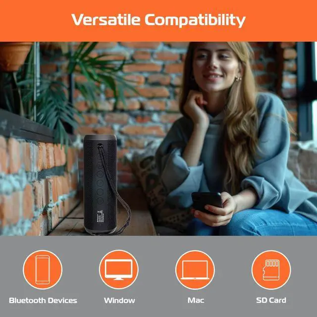Alt view image 8 of 9 - Spracht Blunote Turbo Portable Bluetooth Speaker System 20 W RMS Matte Black