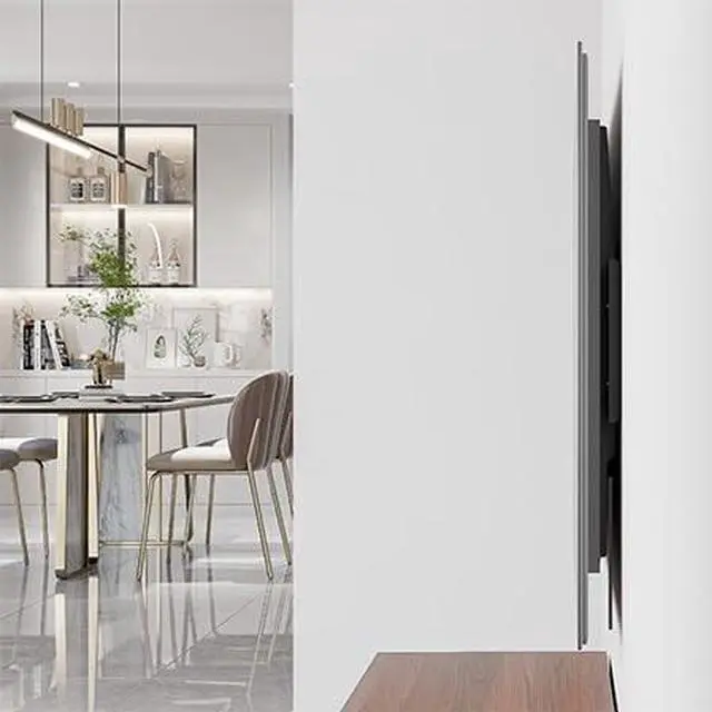 Alt view image 7 of 7 - Manhattan Heavy-Duty Low-Profile Large-Screen Fixed TV Wall Mount 461917