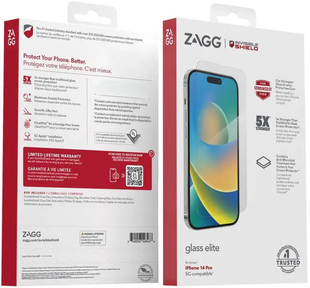Alt view image 4 of 4 - invisibleSHIELD Glass Elite Screen Protector