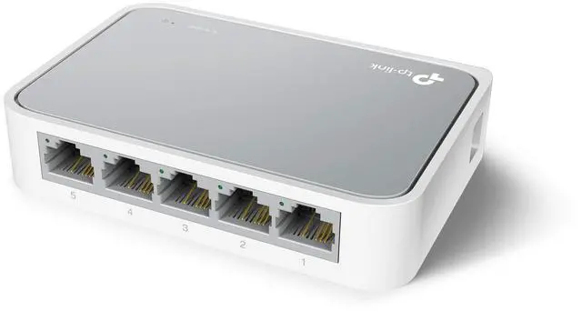 Alt view image 19 of 20 - TP-Link TL-SF1005D 5-Port Fast Ethernet 10/100Mbps Unmanaged Desktop Switch