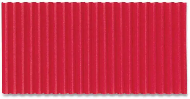 Main image of Corobuff Corrugated Paper Roll 48" x 25 ft Flame Red P0011031