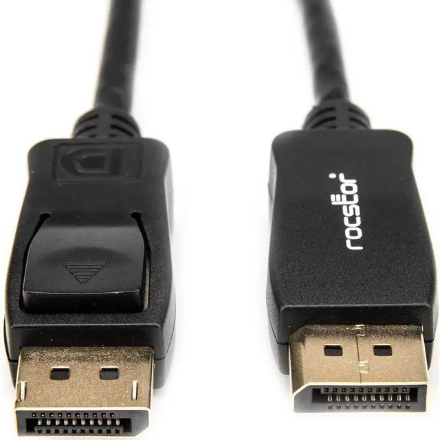 Alt view image 11 of 12 - Rocstor 12ft DisplayPort 1.2 Cable M/M - DP 4k