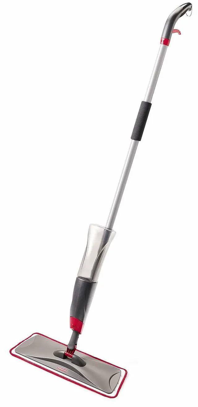 Alt view image 6 of 8 - Rubbermaid Reveal Microfiber Spray Mop Kit Silver/Black Handle 2856049