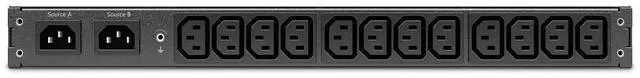 Alt view image 8 of 10 - APC by Schneider Electric NetShelter Automatic Transfer Switch - 12 x IEC 60320 C13 - 230 V AC - 10 A