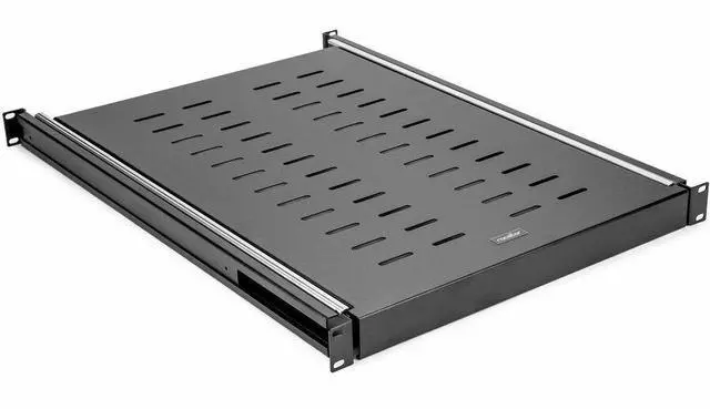 Alt view image 3 of 3 - Rocstor 19" Adjustable Sliding Server Rack Cabinet Shelf