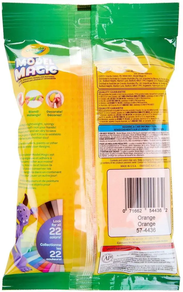 Alt view image 6 of 8 - CRAYOLA 574436 CRAYOLA MODEL MAGIC ORANGE 4OZ