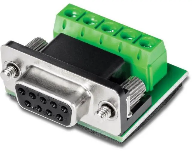 Alt view image 7 of 10 - TRENDnet RS232 to RS422 RS485 Converter Adapter, Serial Port Data Converter, Black, TI-S100