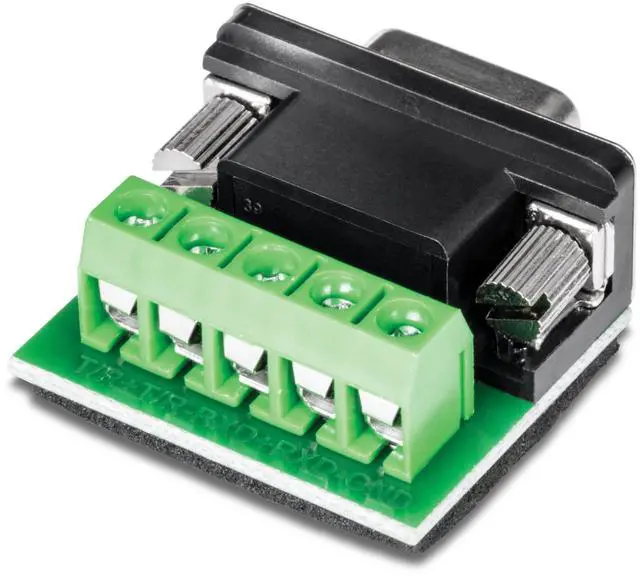 Alt view image 8 of 10 - TRENDnet RS232 to RS422 RS485 Converter Adapter, Serial Port Data Converter, Black, TI-S100