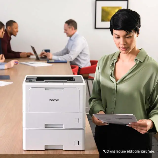 Alt view image 11 of 14 - Brother HL-L5210DW Desktop Wireless Laser Printer Monochrome