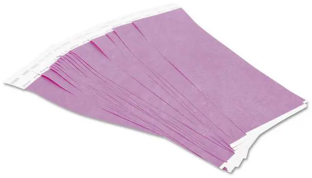 Alt view image 13 of 15 - Baumgartens BAU85014 SICURIX Wristpass Security Wristbands, 3/4" x 10", Purple, 100/Pack, 1 Pack