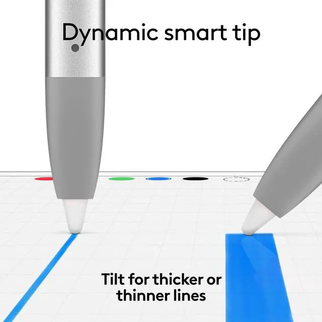 Alt view image 13 of 15 - Logitech Crayon Digital Pencil iPad Blu