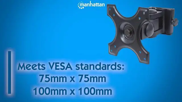 Alt view image 14 of 16 - Manhattan Adjustable Wall Mount - Supports One 13" - 22" Display Up To 26 Lbs