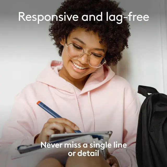 Alt view image 11 of 15 - Logitech Crayon Digital Pencil iPad Blu