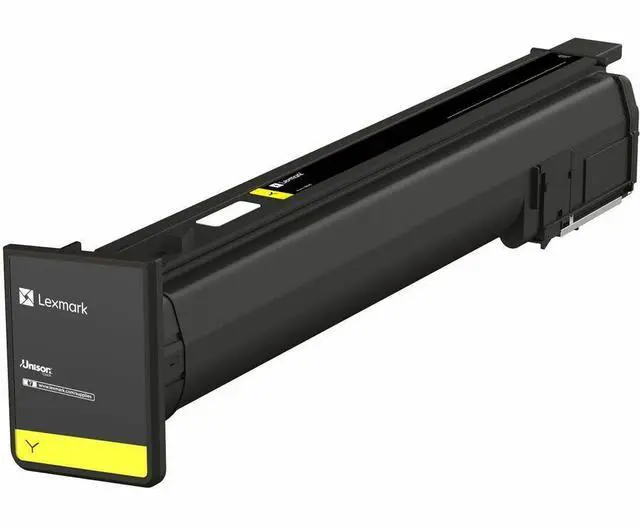 Alt view image 3 of 3 - Lexmark Original Laser Toner Cartridge - Box - Return Program - Yellow - 1 / Each - 46900 Pages