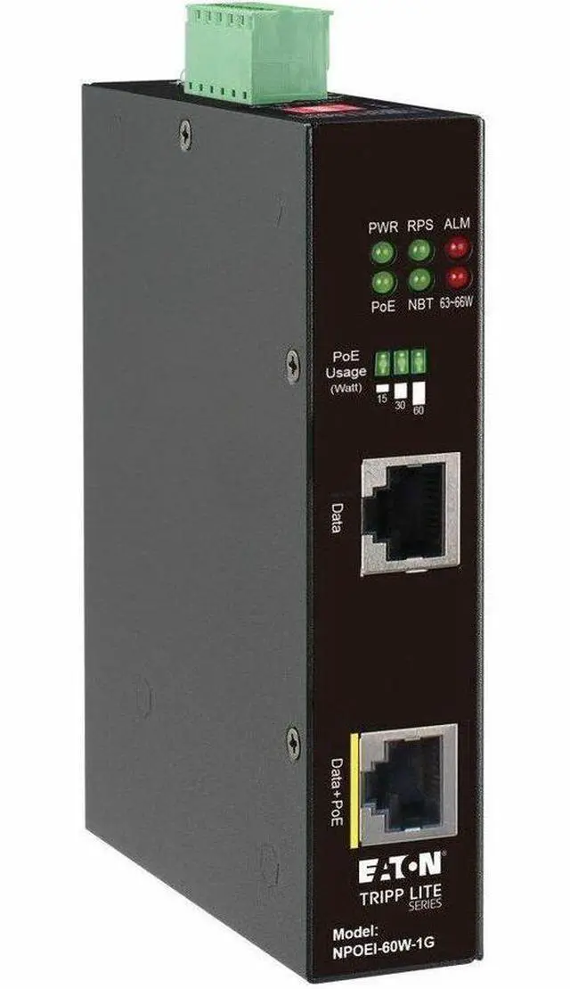 Main image of Tripp Lite NPOEI-60W-1G PoE Injector NPOEI60W1G