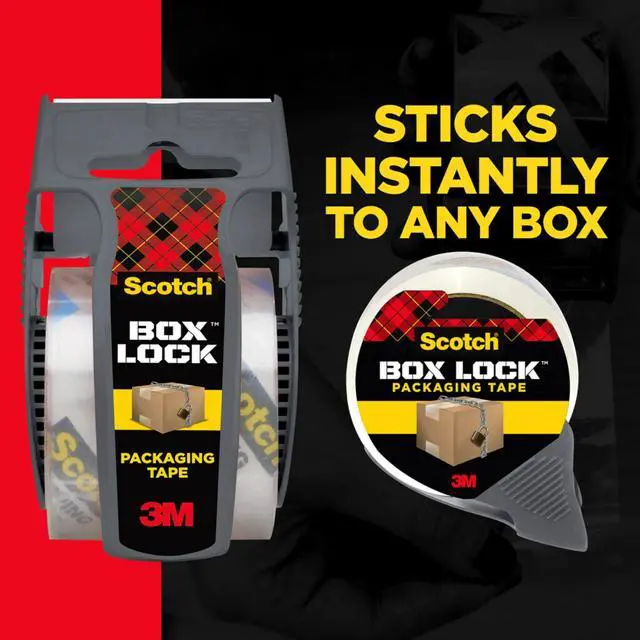 Alt view image 14 of 14 - Scotch Box Lock Shipping Packing Tape 1.88 in x 54.6 yds. Clear (3950)