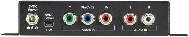 Alt view image 9 of 9 - Black Box AVSC-VIDEO-HDMI Component/Composite-to-HDMI Scaler and Converter with Audio