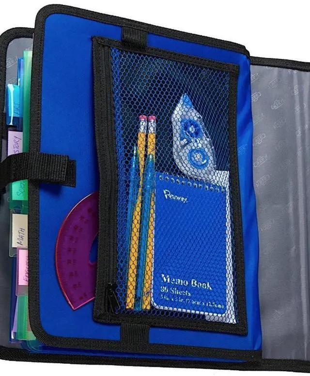 Alt view image 2 of 4 - Case It Premium Velcro Closure Binder 3 Rings 2" 11 x 8.5 Black S816BLACK