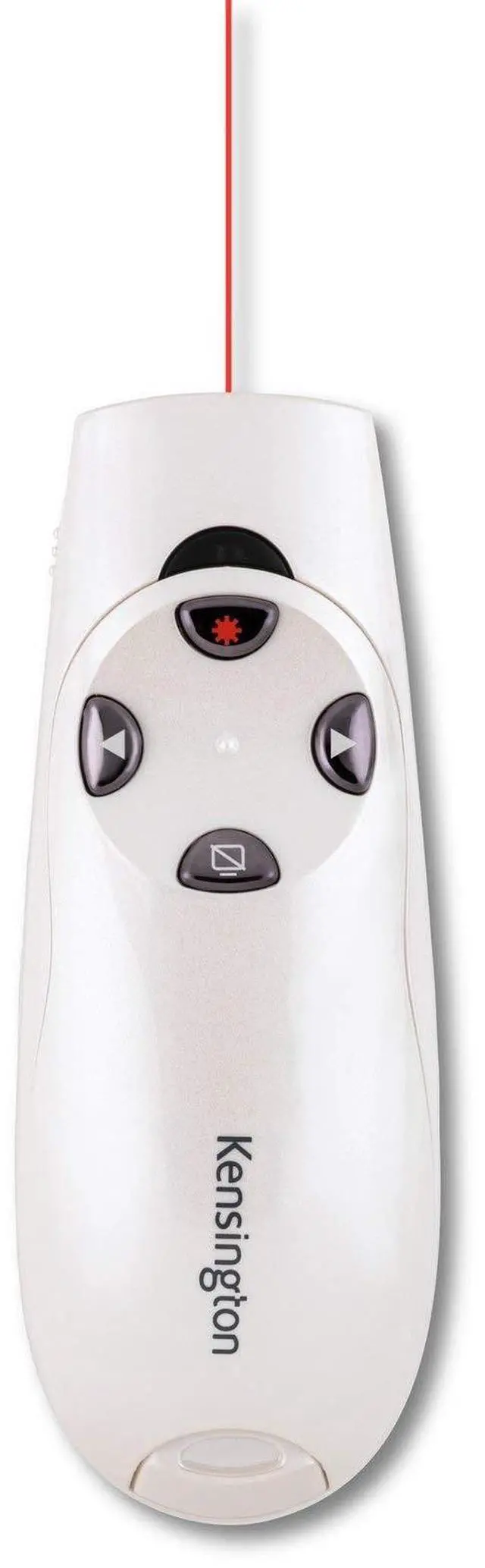 Alt view image 13 of 18 - Kensington Presenter Expert Wireless with Red Laser - Pearl White - Wireless - Radio Frequency - 2.40 GHz - Pearl White - USB - 6 Button(s)