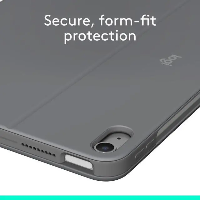 Alt view image 13 of 14 - Logitech Combo Keyboard Case for 11in iPad Air Oxford Grey 920012626