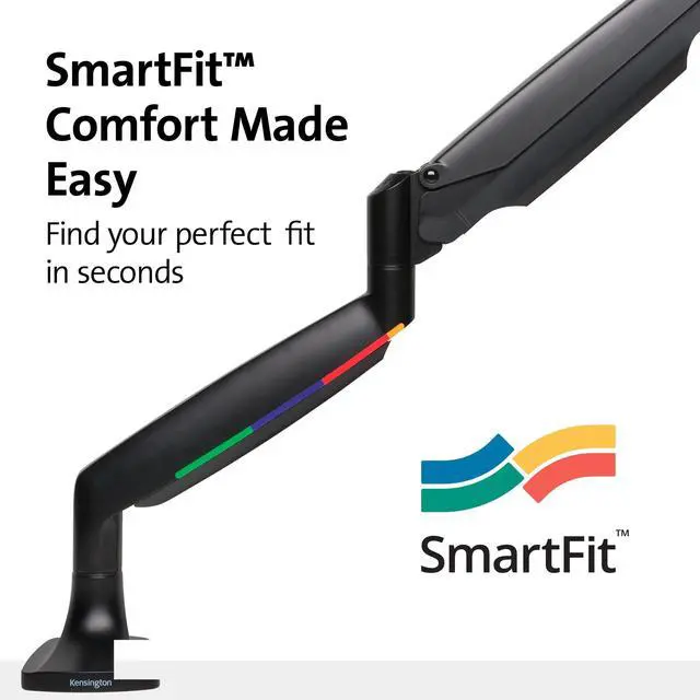 Alt view image 19 of 20 - Kensington K59600WW SmartFit Mounting Arm for up to a 34" Display, Black