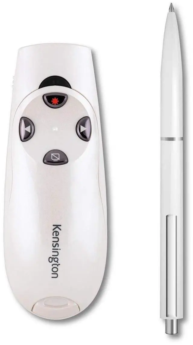 Alt view image 17 of 18 - Kensington Presenter Expert Wireless with Red Laser - Pearl White - Wireless - Radio Frequency - 2.40 GHz - Pearl White - USB - 6 Button(s)