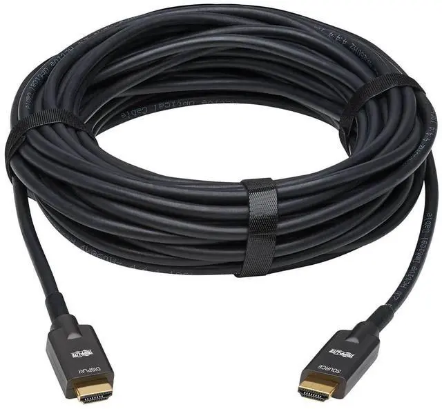 Alt view image 15 of 17 - Tripp Lite P568FA-10M Fiber Optic Audio-Video Cable