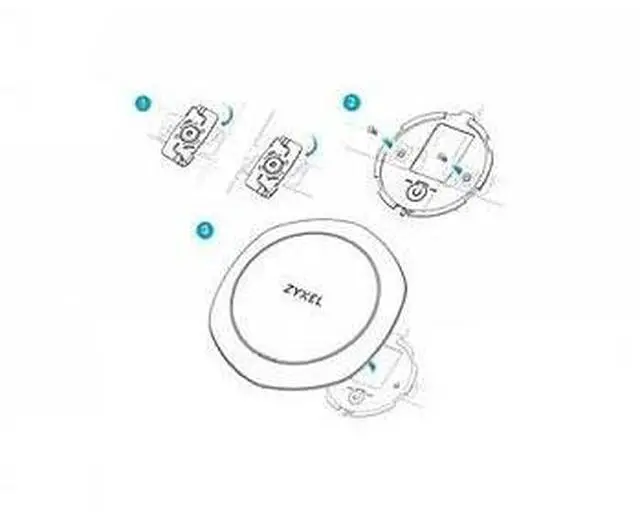 Alt view image 2 of 2 - ZyXEL Mounting Brackets for Wireless Access Point, 5-Pack