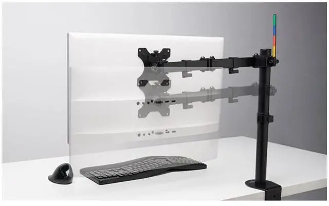 Alt view image 18 of 20 - Kensington SmartFit Desk Mount for Monitor Black K55408WW