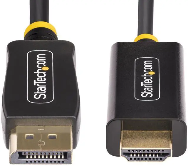 Alt view image 6 of 7 - StarTech 6.6ft (2m) DisplayPort to HDMI Adapter Cable 6F-DP-HDMI-4K60-HDR