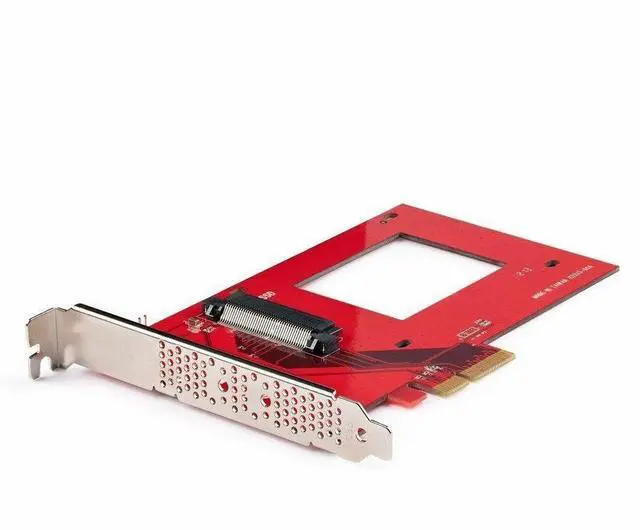 Alt view image 8 of 13 - StarTech PCIe 4.0 x4 Adapter for 2.5" U.3 NVMe SSDs PEX4SFF8639U3