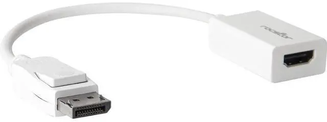 Alt view image 5 of 8 - Rocstor Y10A101-W1 Rocstor DisplayPort (Male) to HDMI (Female) Adapter Converter - 1 Pack - 1 x DisplayPort Male Digital Audio/Video - 1 x HDMI Female Digital Audio/Video - 1920 x 1200 Supported -