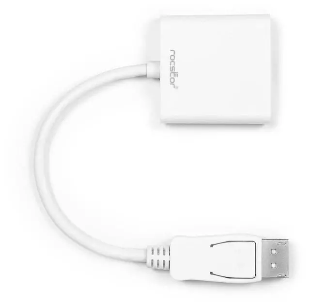 Alt view image 6 of 8 - Rocstor Y10A101-W1 Rocstor DisplayPort (Male) to HDMI (Female) Adapter Converter - 1 Pack - 1 x DisplayPort Male Digital Audio/Video - 1 x HDMI Female Digital Audio/Video - 1920 x 1200 Supported -