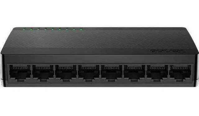 Alt view image 13 of 19 - Tenda 8-Port Gigabit Ethernet Switch - 8 Ports - Gigabit Ethernet - 10/100/1000Base-T - 2 Layer Supported - Twisted Pair - Wall Mountable, Desktop