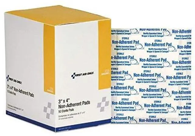 Alt view image 7 of 7 - First Aid Only I256 Refill For Smartcompliance General Business Cabinet, Non-Adherent Pads,3X4,50/Bx