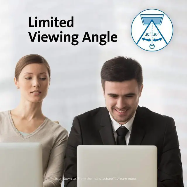 Alt view image 14 of 16 - Kensington FP160W9 Privacy Screen for 16.0" Widescreen 16:9 Laptop K52125WW