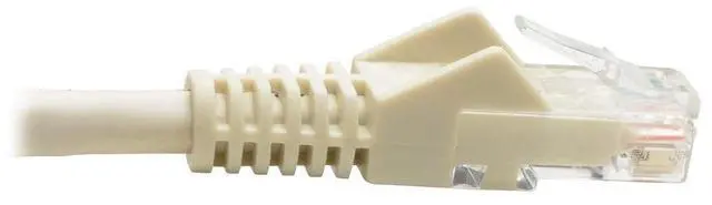 Alt view image 12 of 13 - Tripp Lite 6Ft Cat6 Snagless Molded Patch Cable Utp White Rj45 M/M 6'